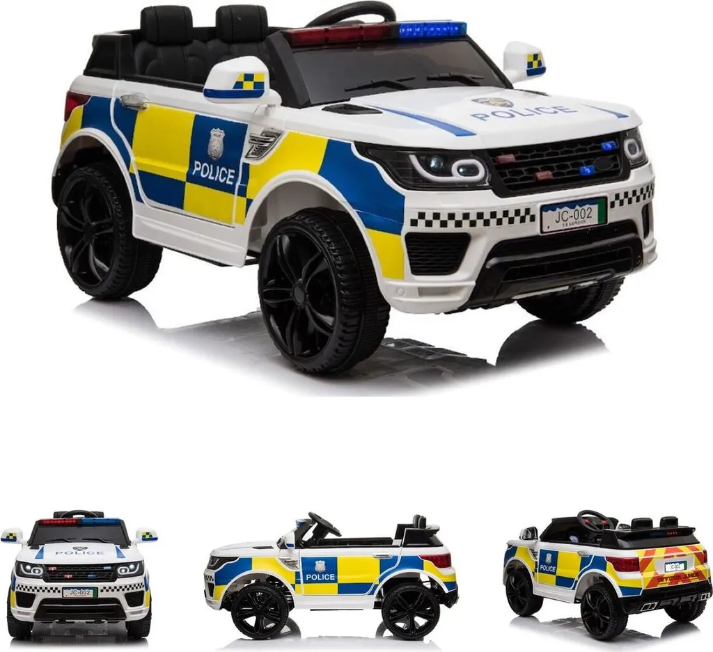 Voiture électrique pour enfants Police RR002 avec sirène et MP3 USB