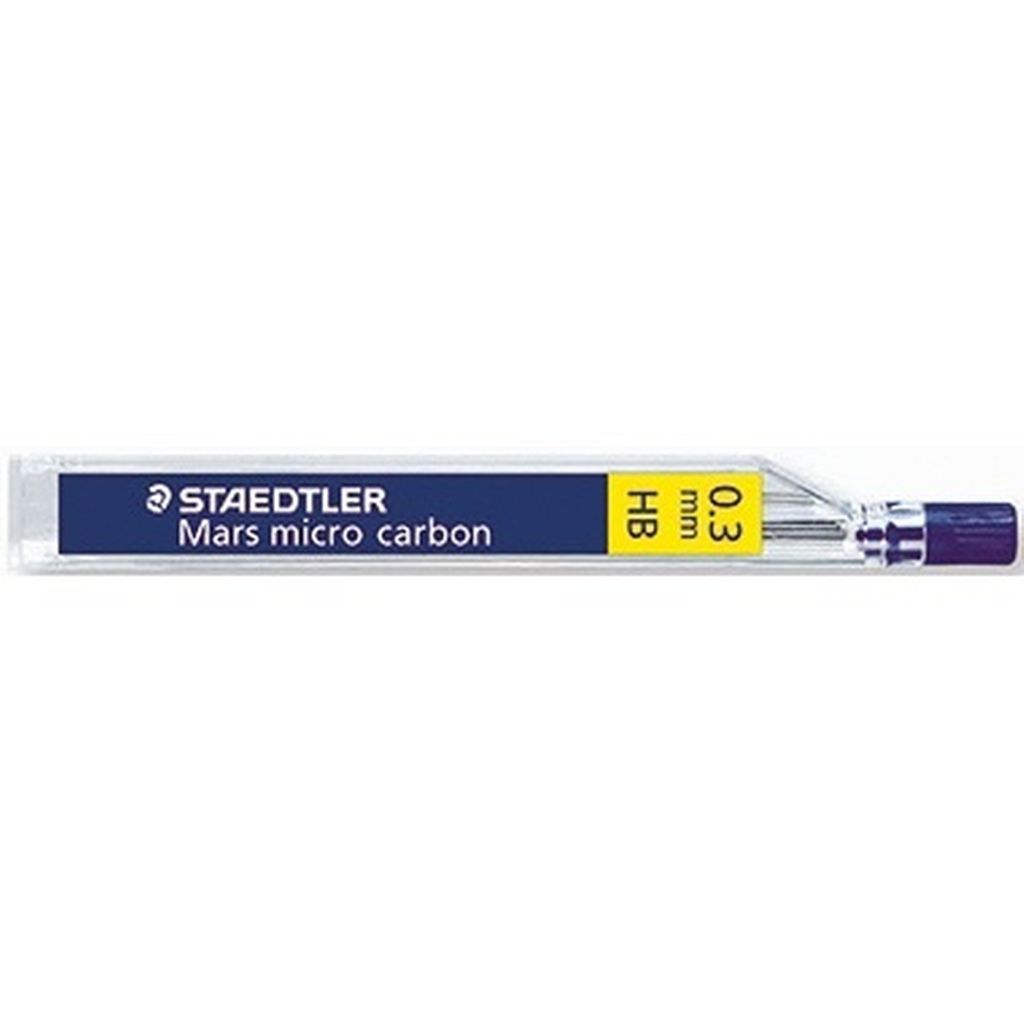Staedtler Mars Micro 0.5 Mm 3H Refill Lead For Mechanical Pencils - Pack Of 12 Tubes (144 Leads Total)