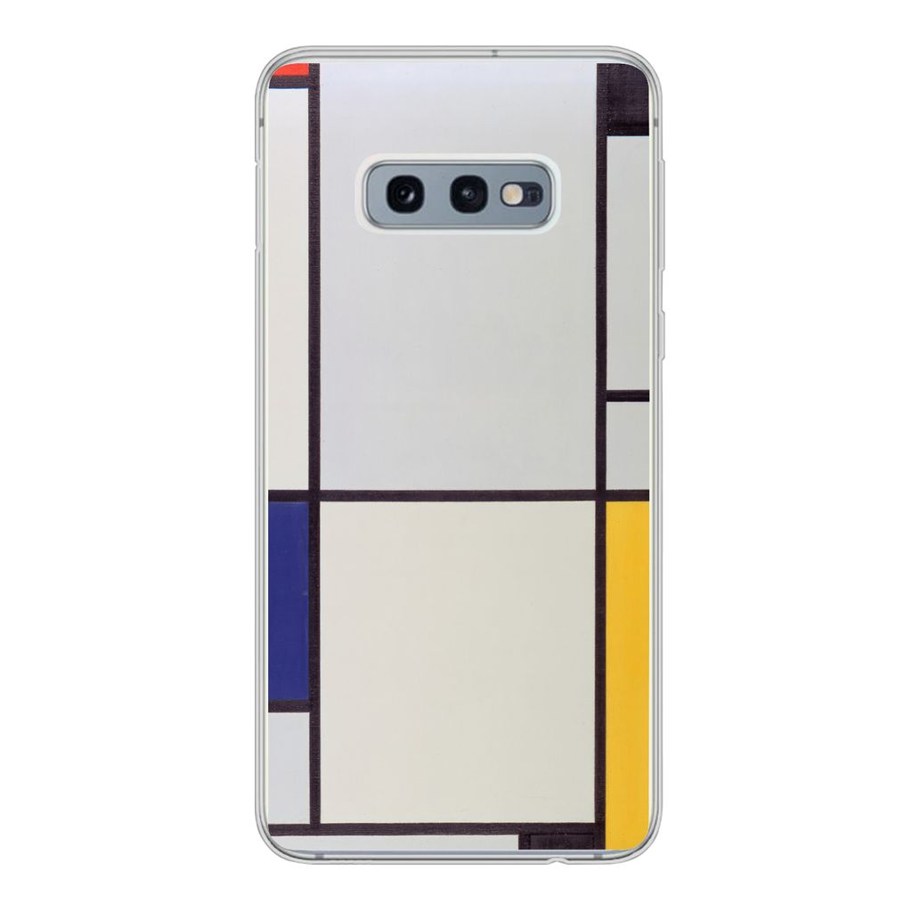 MuchoWow Handyhülle Schutzhülle Hülle für Samsung Galaxy S10e Tableau I - Piet Mondrian Silikon Softcase Handy Hülle - Handy