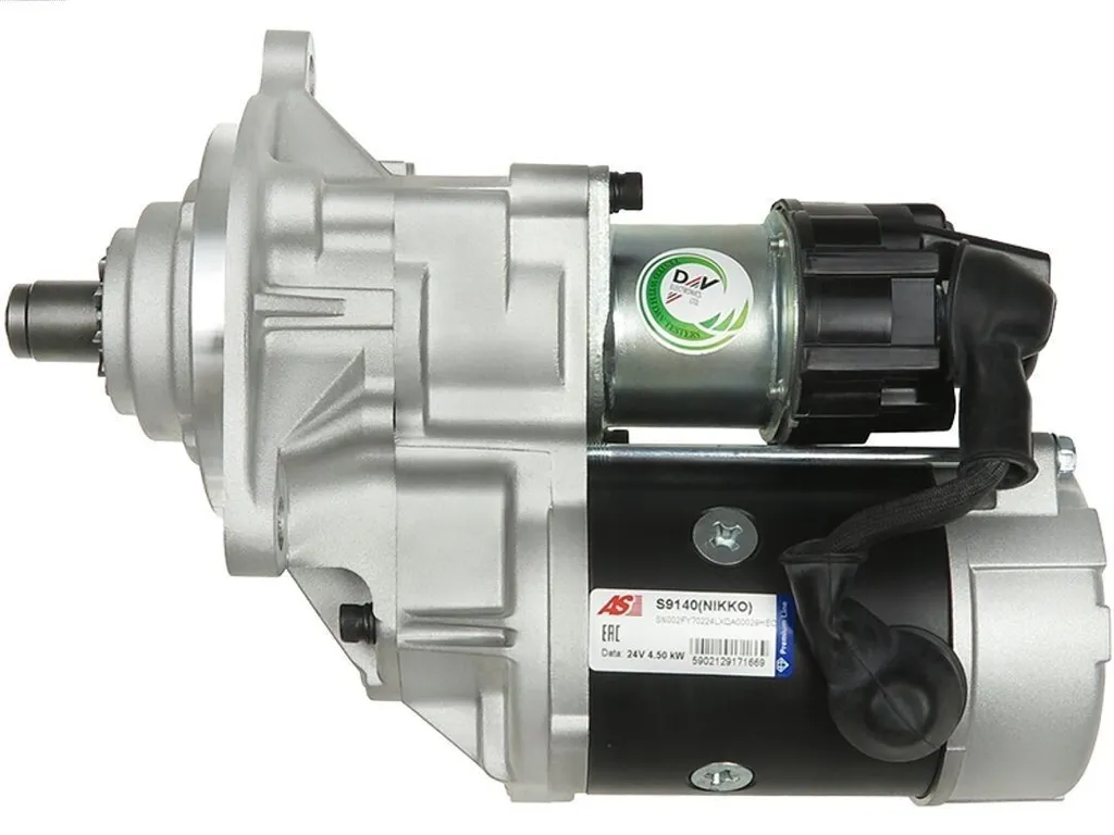 Démarreur Électrique 24V 4.5kW - Pièce de Rechange Haute Performance