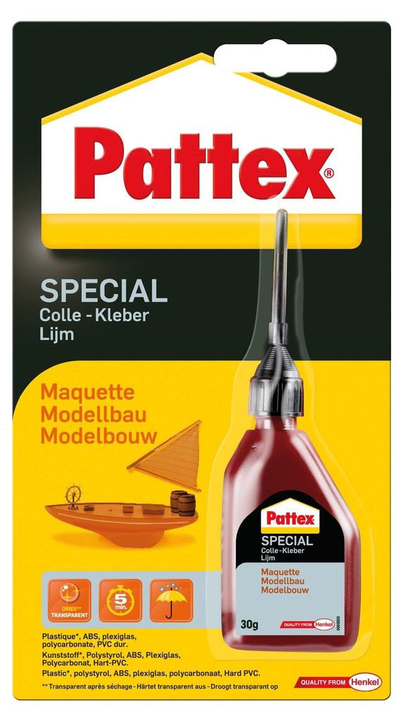 Pattex Spezialkleber Modellbau, Flasche, 30g Produktbild 