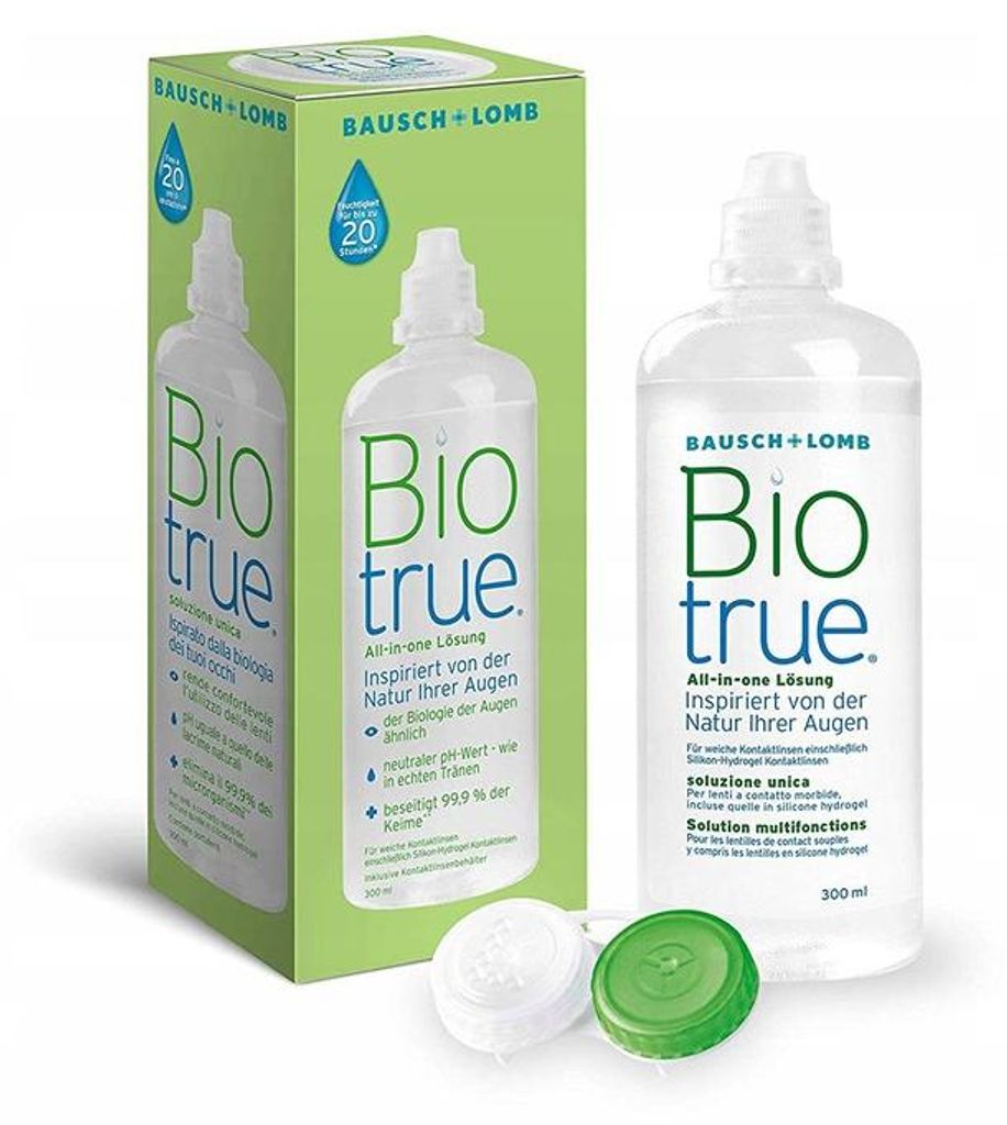 Płyn do soczewek kontaktowych Bausch&Lomb Biotrue 300 ml Idealny na Prezent