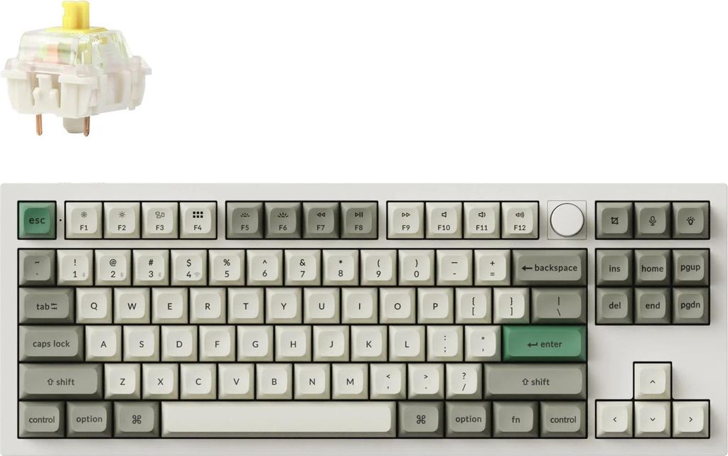 Keychron Q3 Max QMK/VIA Clavier mécanique sans fil, QWERTY Image du produit 