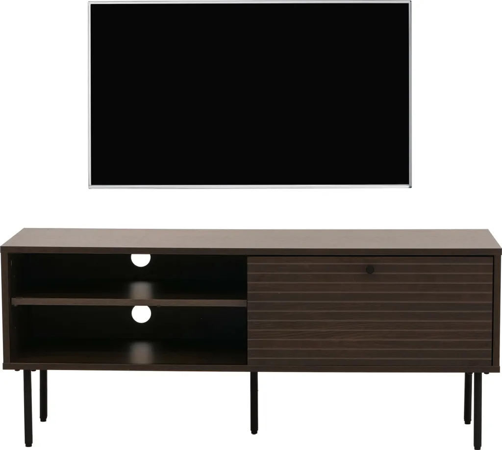 Porta TV 120cm HWC-N78 Stile Nordico - Mobile Basso per Monitor e TV