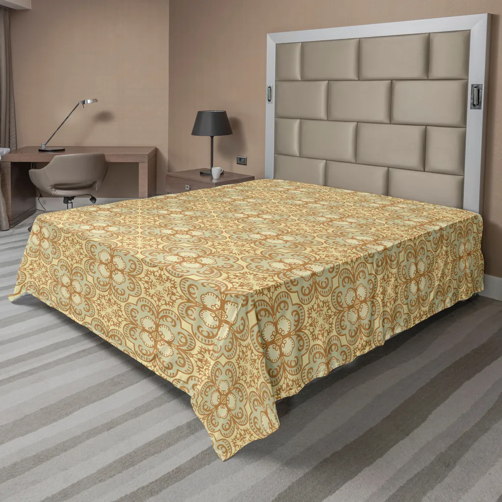 Lenzuolo ABAKUHAUS 260x228 Beige Vintage | Miglior Rapporto Qualità
