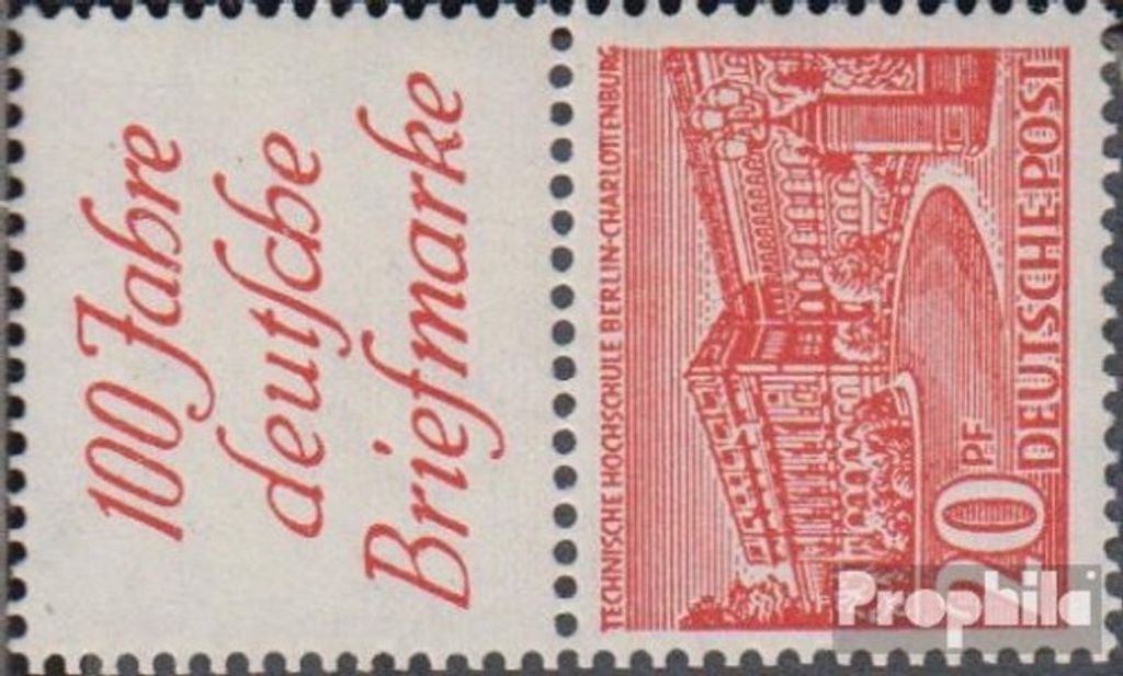 Briefmarken Berlin (West) 1949 Mi S4 postfrisch Berliner Bauten