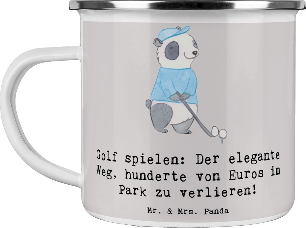 Mr. & Mrs. Panda Teetasse Golf Eleganz - Grau Pastell - Produktbild 