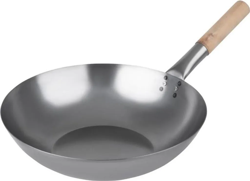 Padella Wok Vogue Acciaio Dolce 356mm - Il meglio per Saltare