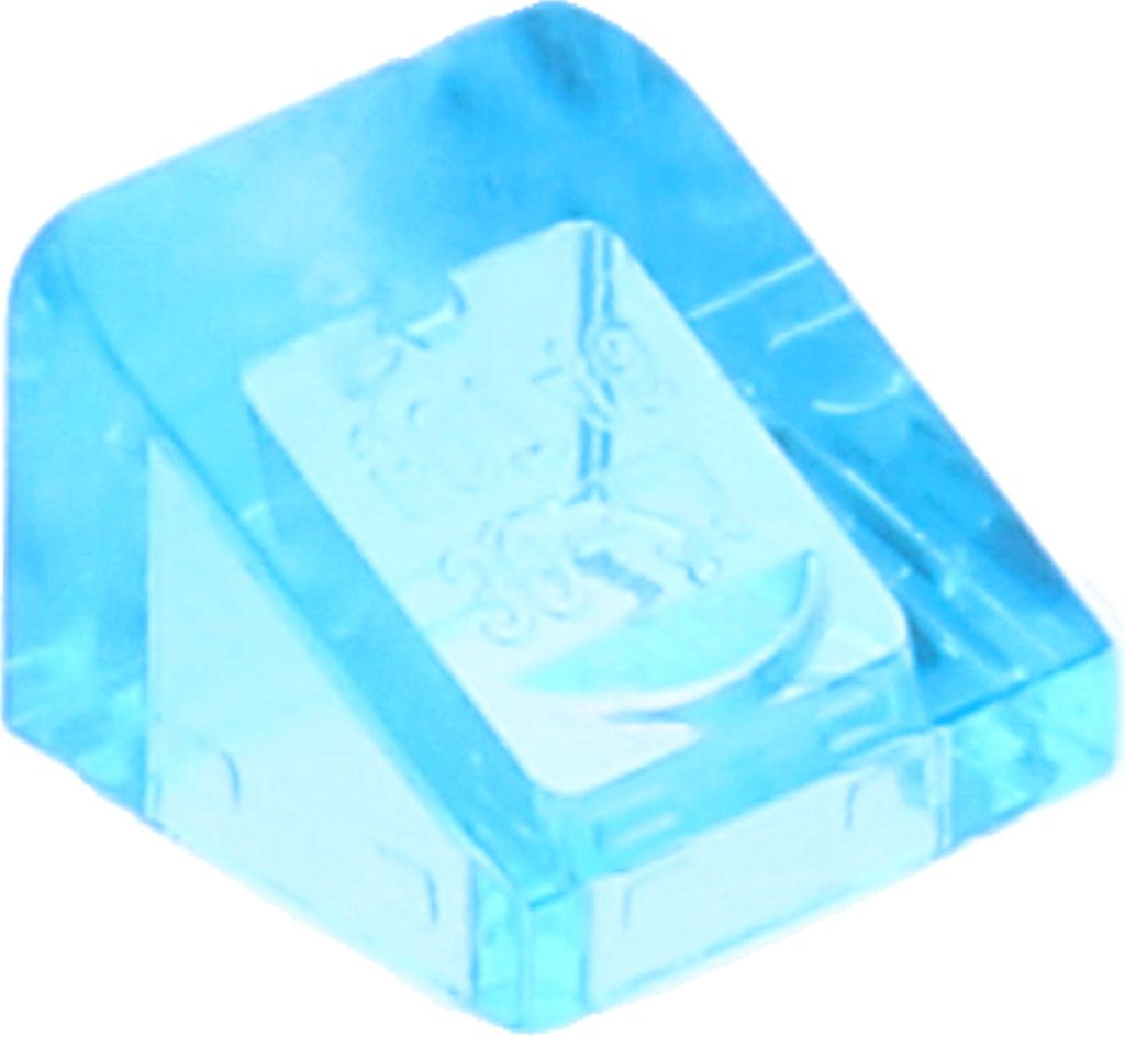 Lego 1x1 Schrägstein 30° x 1 x 1 x 2/3 54200 - 250 Stück Trans - Hellblau