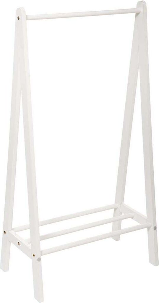 Kleiderständer für Kinder mit Ablage, weiß, H. 115 cm Produktbild 