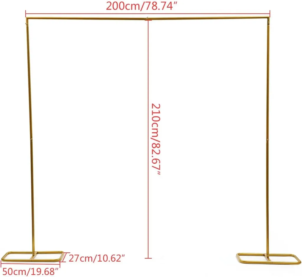 Arche de jardin décorative pour mariage et réception - Acier Blanc M - 2