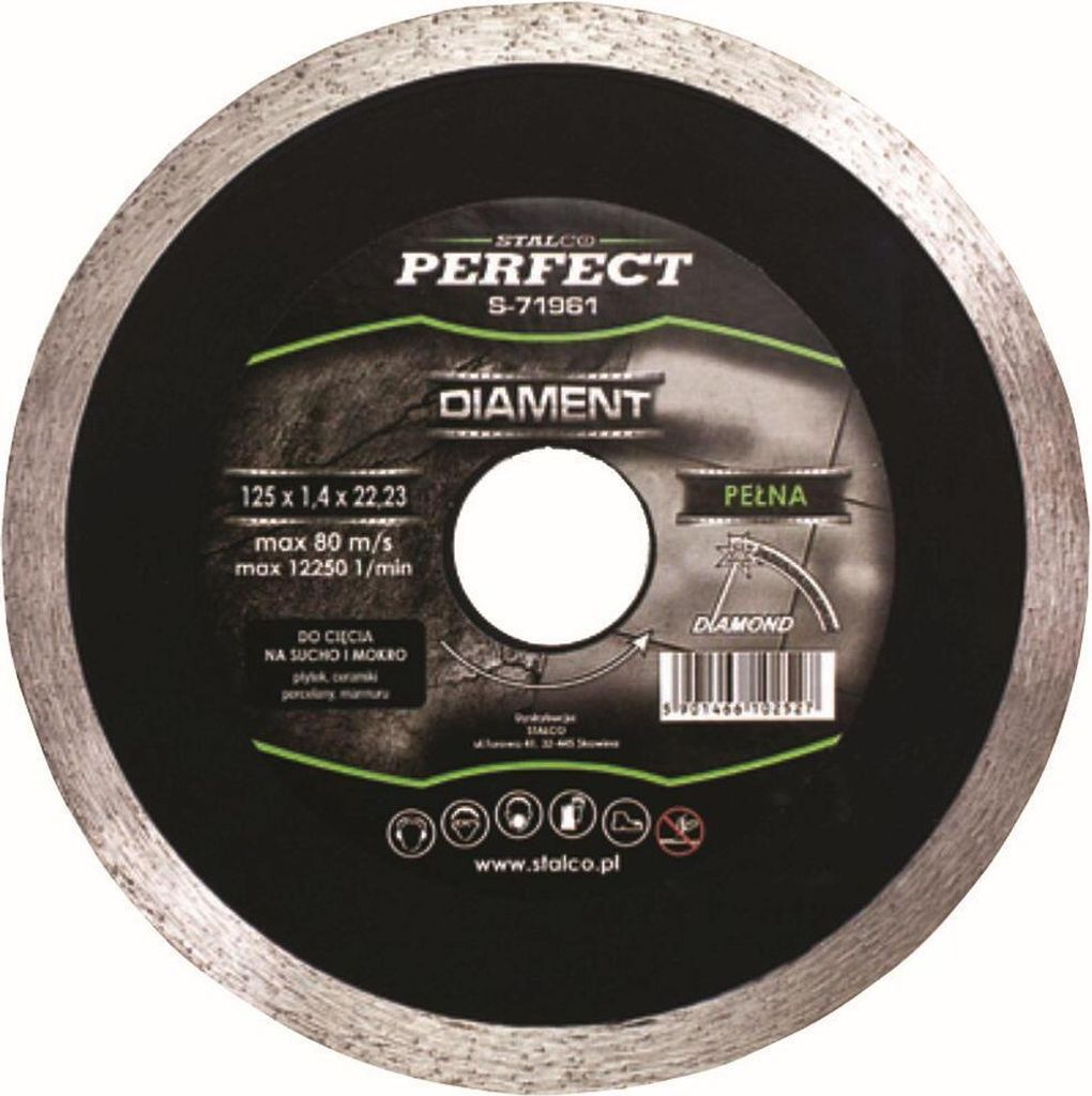 STALCO Diamantscheibe 115mm, Fliesen & Marmor Schnitt