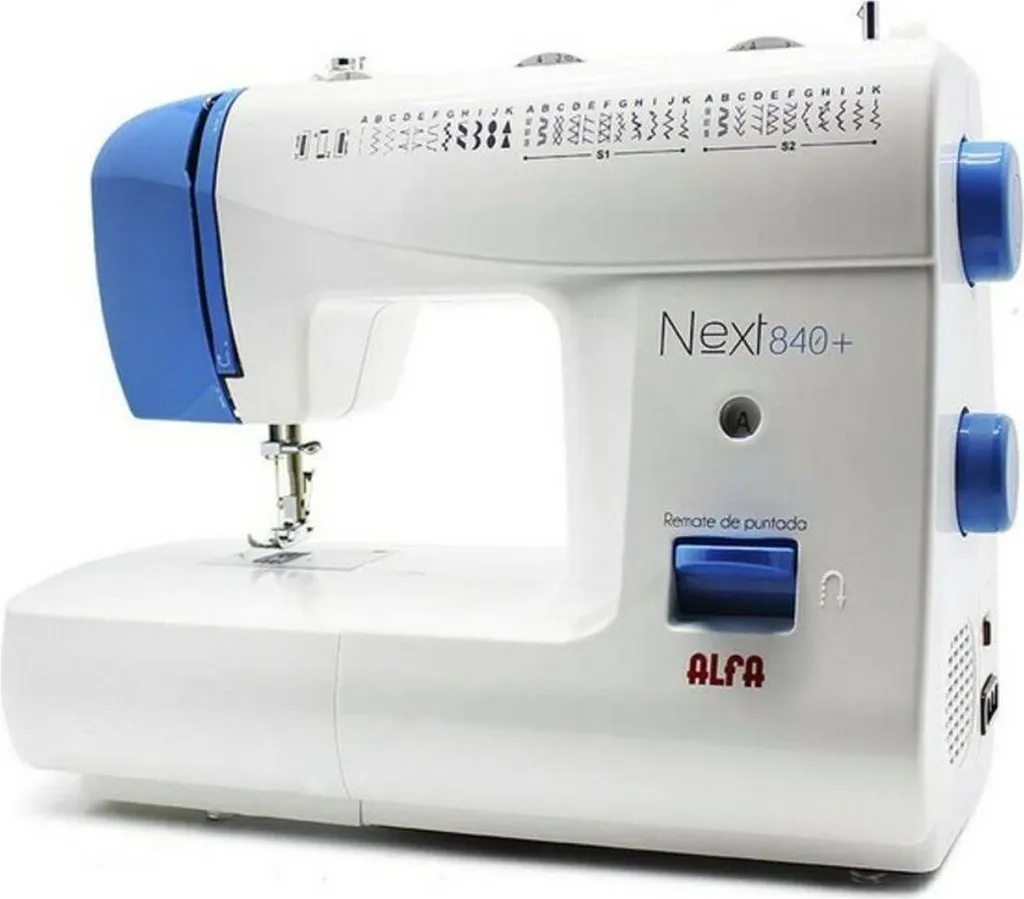 Machine à coudre Alfa Next 840+ compacte 4 mm avec marche arrière