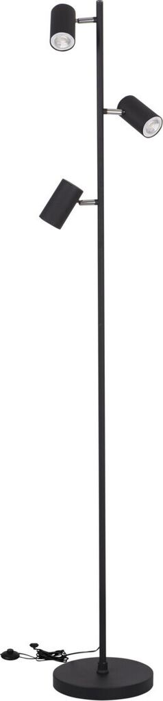 Lampadaire noir à 3 spots GU10 10 W EVALO FL Kanlux Image du produit 