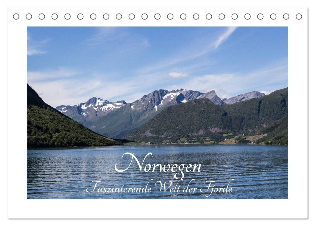 Norwegen - Faszinierende Welt der Fjorde (Tischkalender 2027 DIN A5 quer), CALVENDO Monatskalender