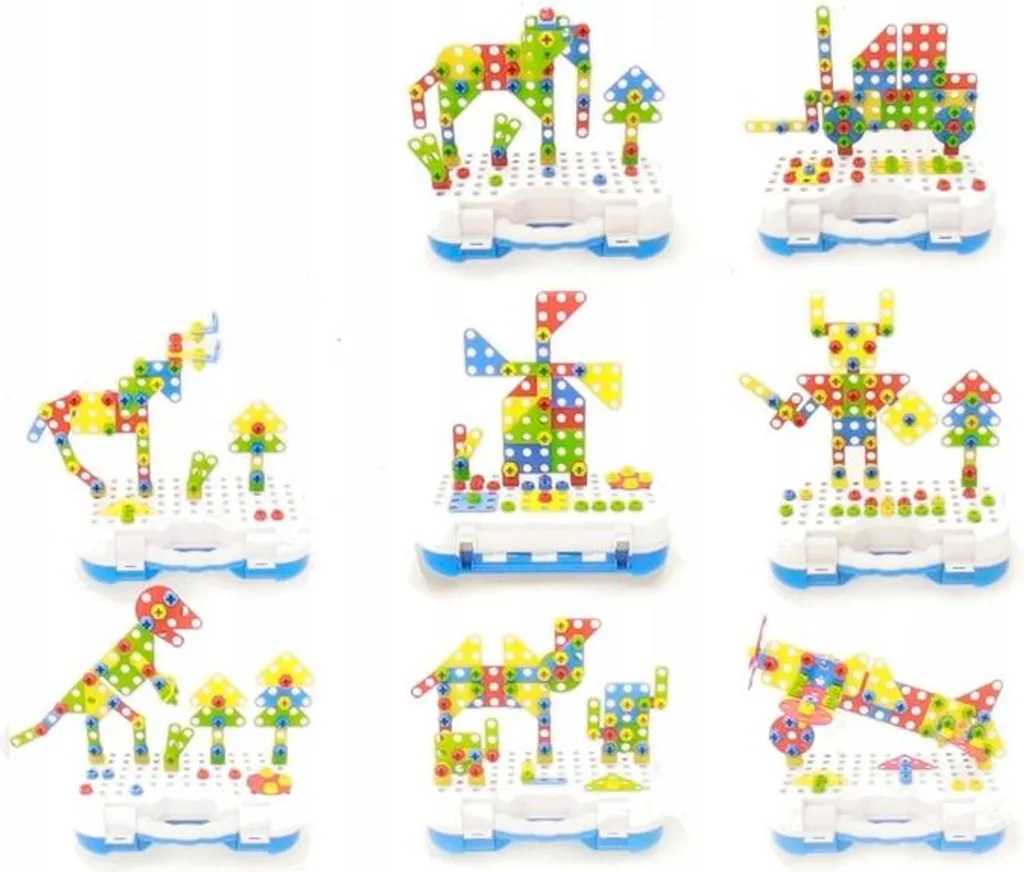 DROMADER Blocs de construction 1291777 Jeu éducatif boîte de briques