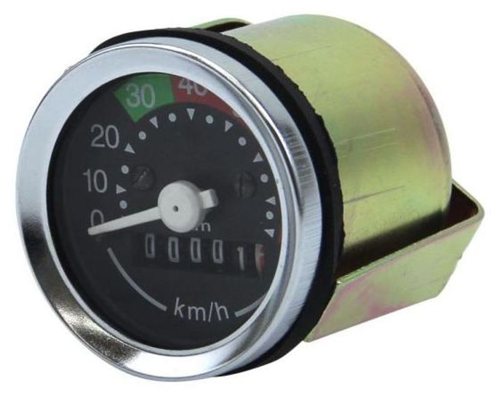 Tachometer, kruhový, 48 mm, VDO, rozsah 0-80 km/h, vhodný Obrázok produktu 