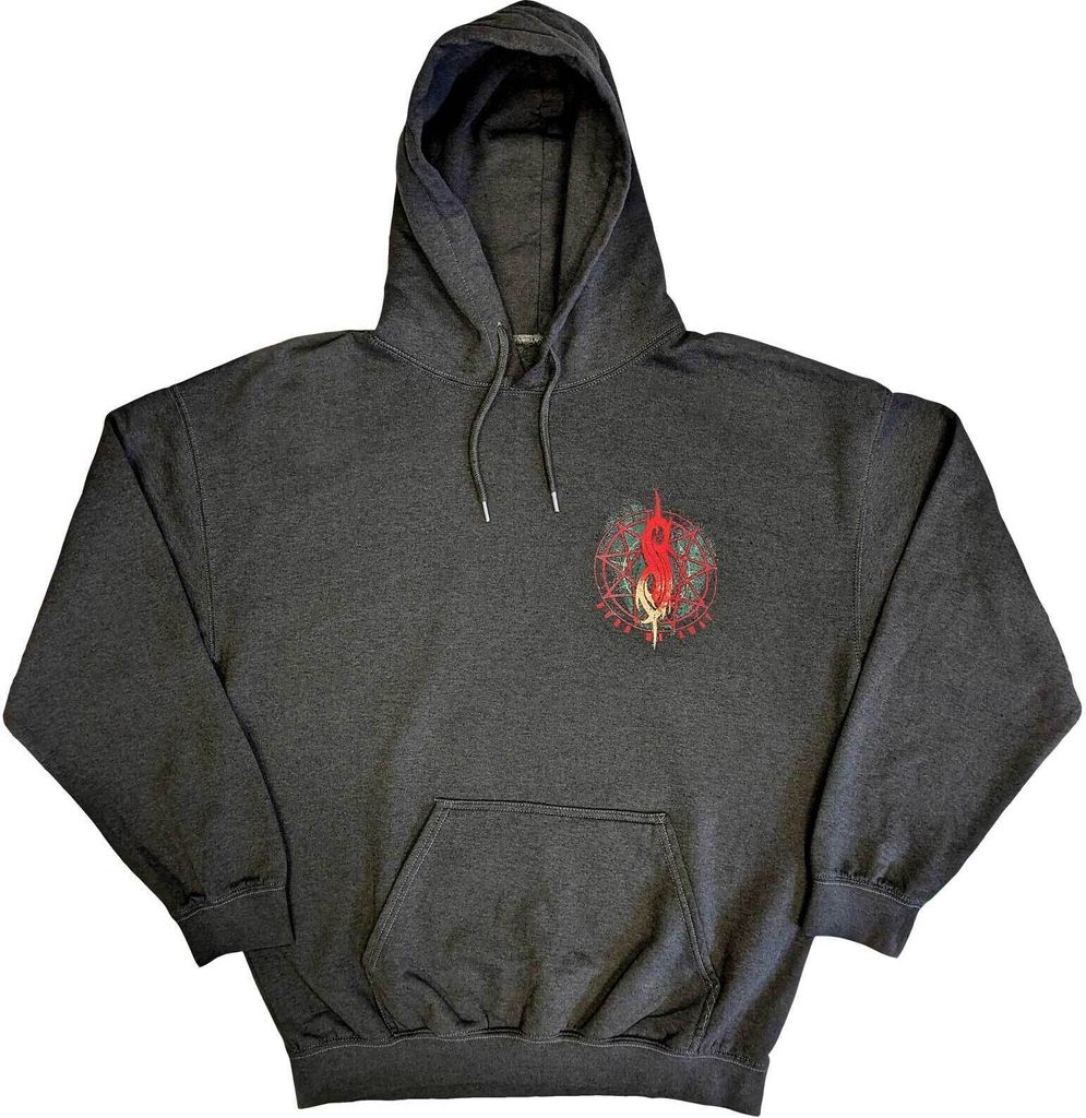 Slipknot - "Burn Me Away" Kapuzenpullover für Herren/Damen Uni RO5524 (M) (Anthrazit)