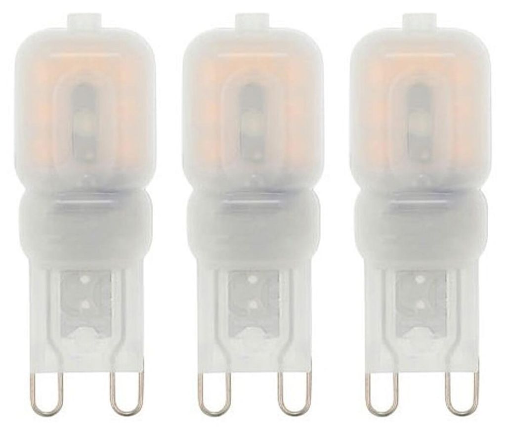 VITO G9 LED Kapsellampe 3W 290lm 2700K 240V 16mm Dimmbar 3 Stück
