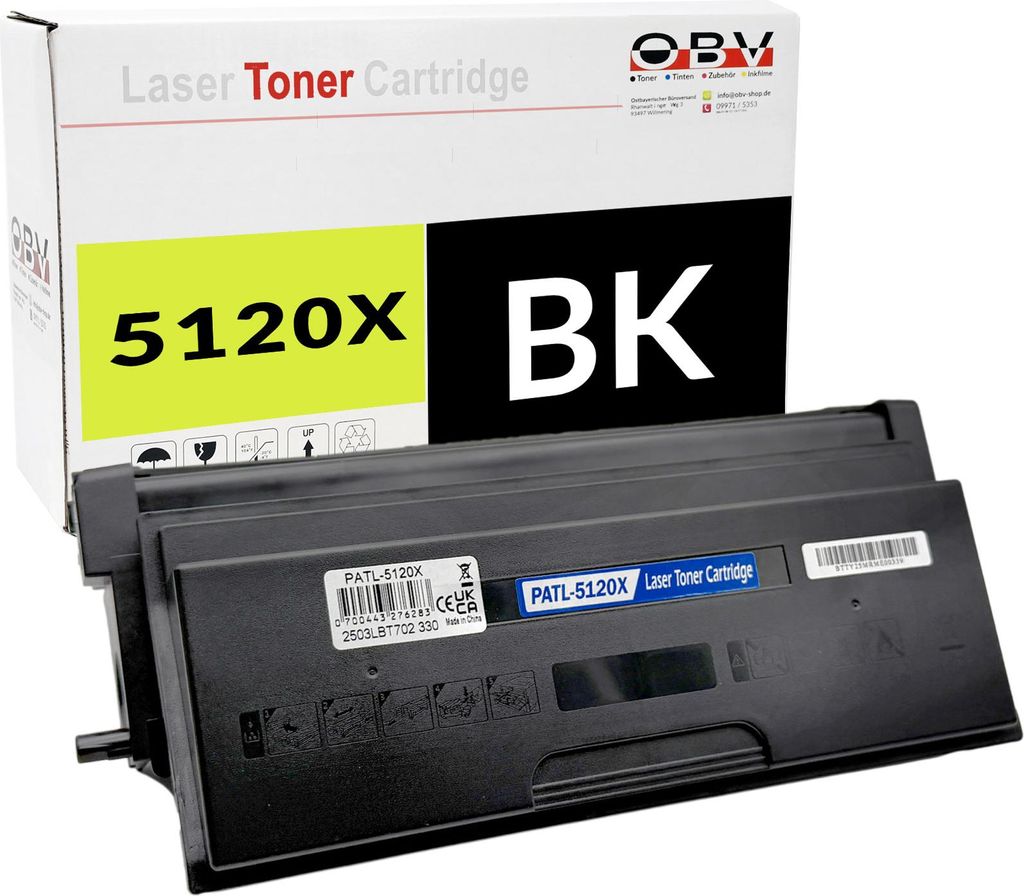 OBV Toner für Pantum TL-5120X für BP5100DN BP5100DW Schwarz Produktbild 