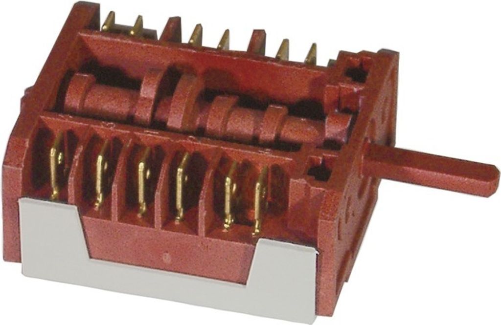 easyPART passend für 358198009/5 Electrolux Backofenschalter Wahlschalter Schalter DEKA Backofen Herd AEG Zanussi mit 6/4,6mmØ Normachse Steckzun...