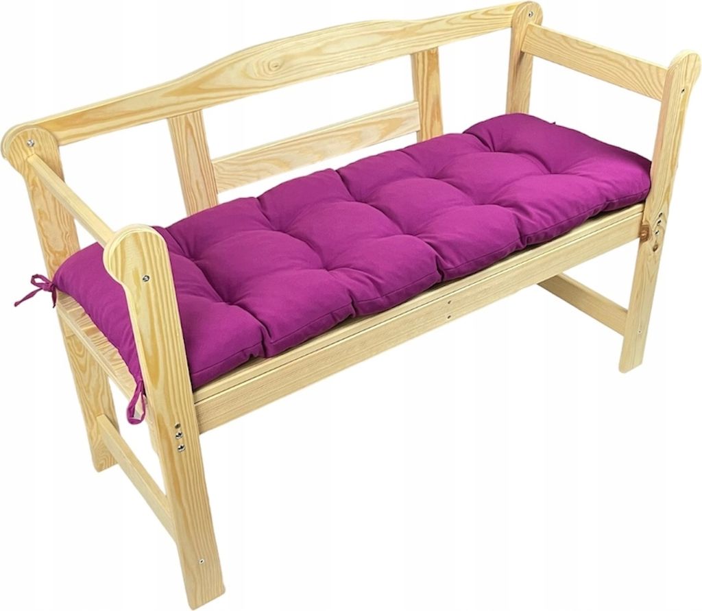 Gartenbankkissen, Fuchsie, 150x40x8, Gartenkissen, Gartensitzkissen, Outdoorkissen, Gartenkissen