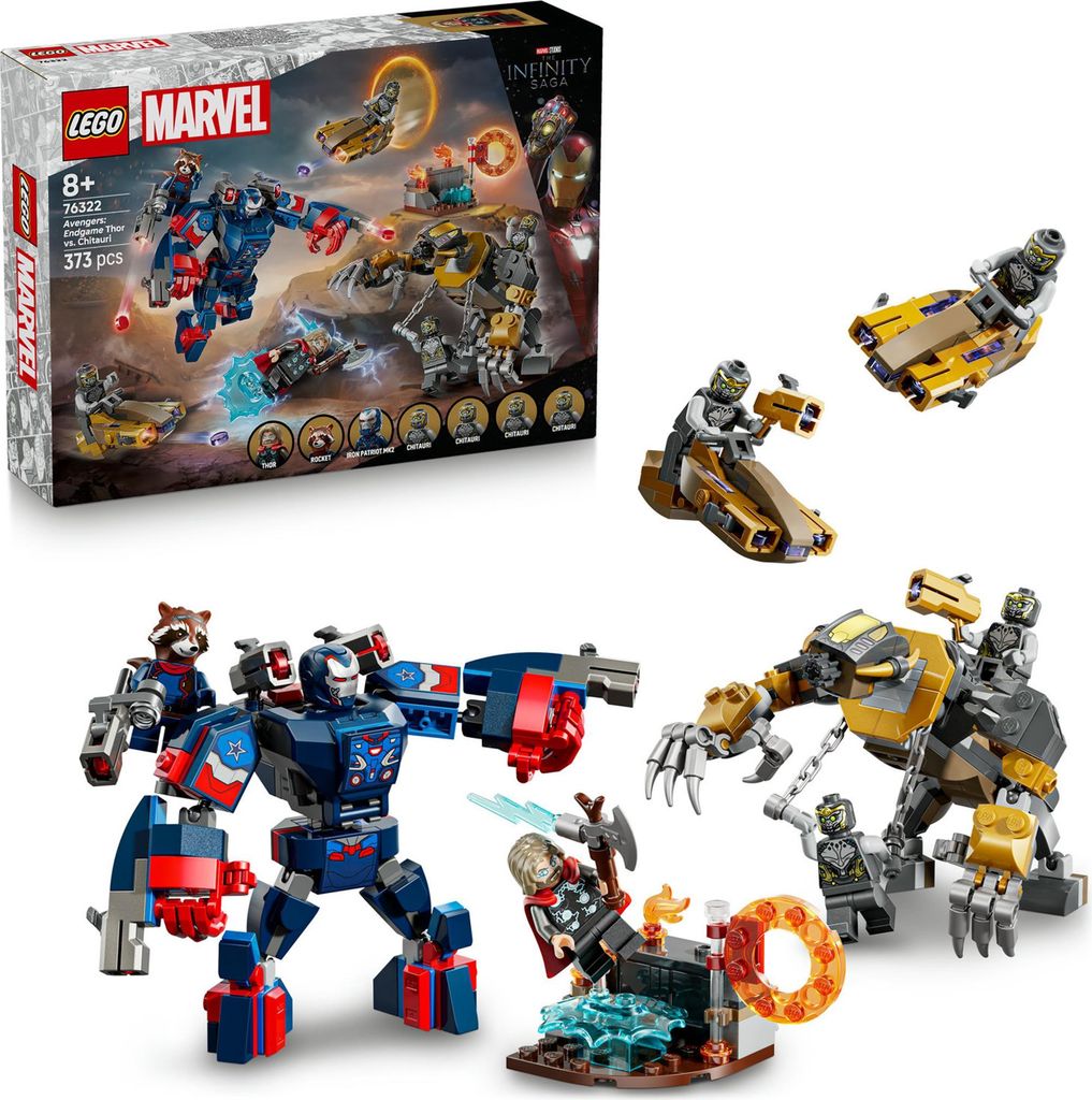 LEGO Avengers: Endgame Thor vs. Chitauri, Sada na stavění, Obrázek produktu 