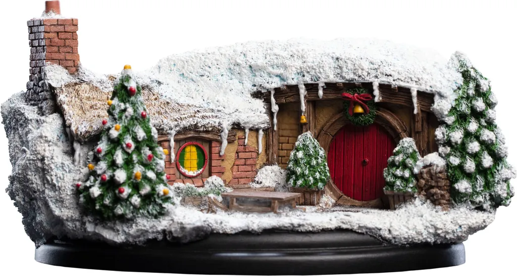 Statuette Le Hobbit Beutelhaldenweg 35 Noël 7 cm peinte à la main