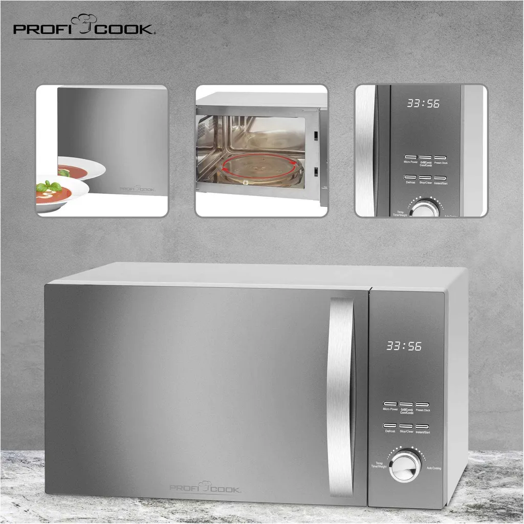 Micro-ondes ProfiCook PC-MWG 1176 H : La Solution Cuisson et Gain de Place - 5