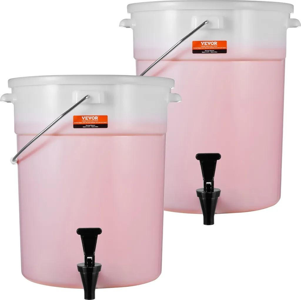Pack de 2 Distributeurs de Boissons 19L avec Robinet pour Buffet - 9