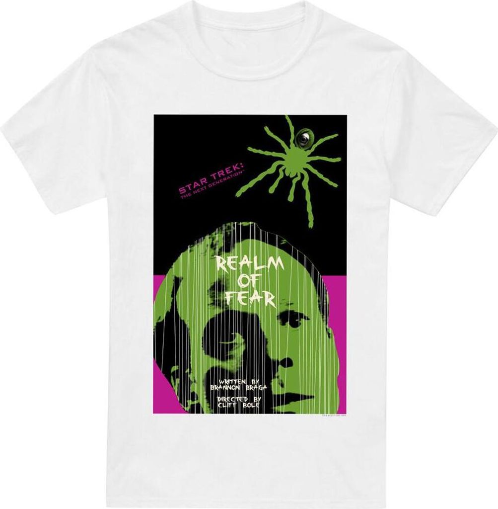 Star Trek - "The Next Generation Season 6 Episode 2" T-Shirt für Herren TV5401 (M) (Weiß)