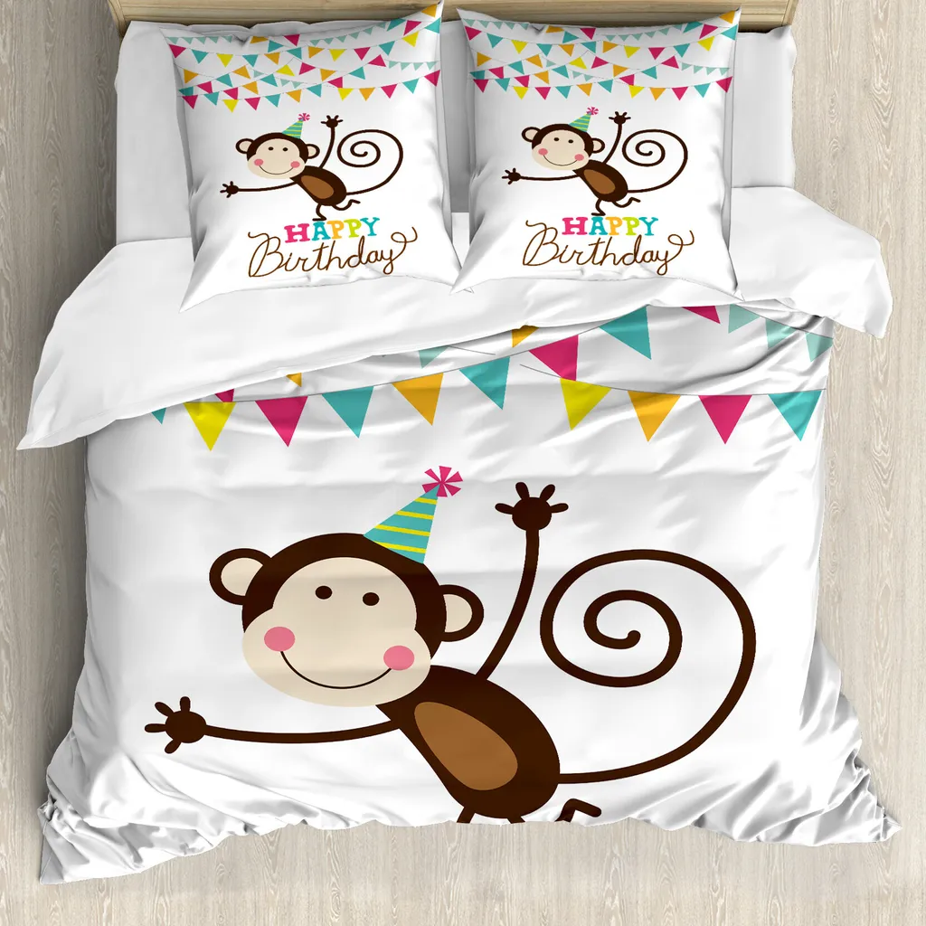Copripiumino ABAKUHAUS Compleanno 155x220 | Colori Wow e No Allergie