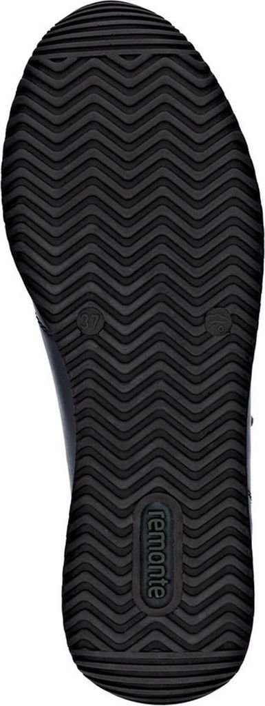 Remonte Damen Leder Sneaker der Allrounder mit loser Einlage & Microvelour D0H11, Größe:39 EU, Farbe:Schwarz