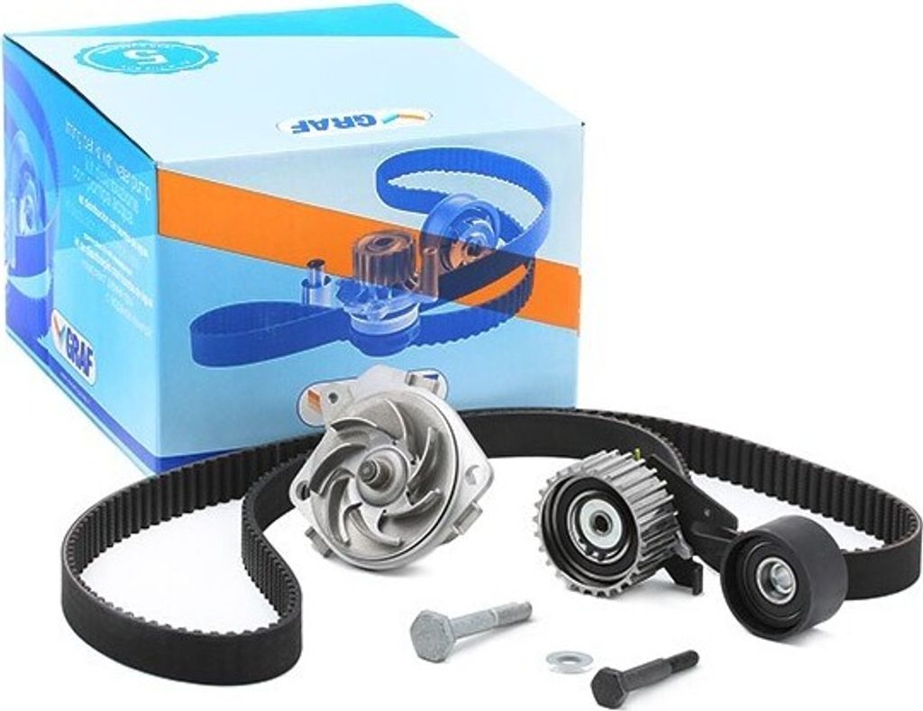 GRAF KP672-2 - OE 55212159 Wasserpumpe + Zahnriemensatz für 159 (939), Croma, Punto, Sedici, Stilo, Astra H, Signum (Z03), Vectra C (Z02), Zafira B