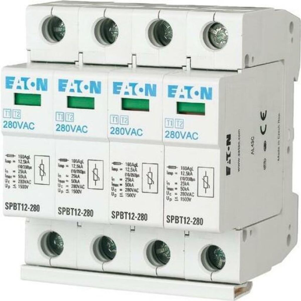 Conduttore di sovratensione Eaton B+C (SPBT12-280/4) Immagine del prodotto 