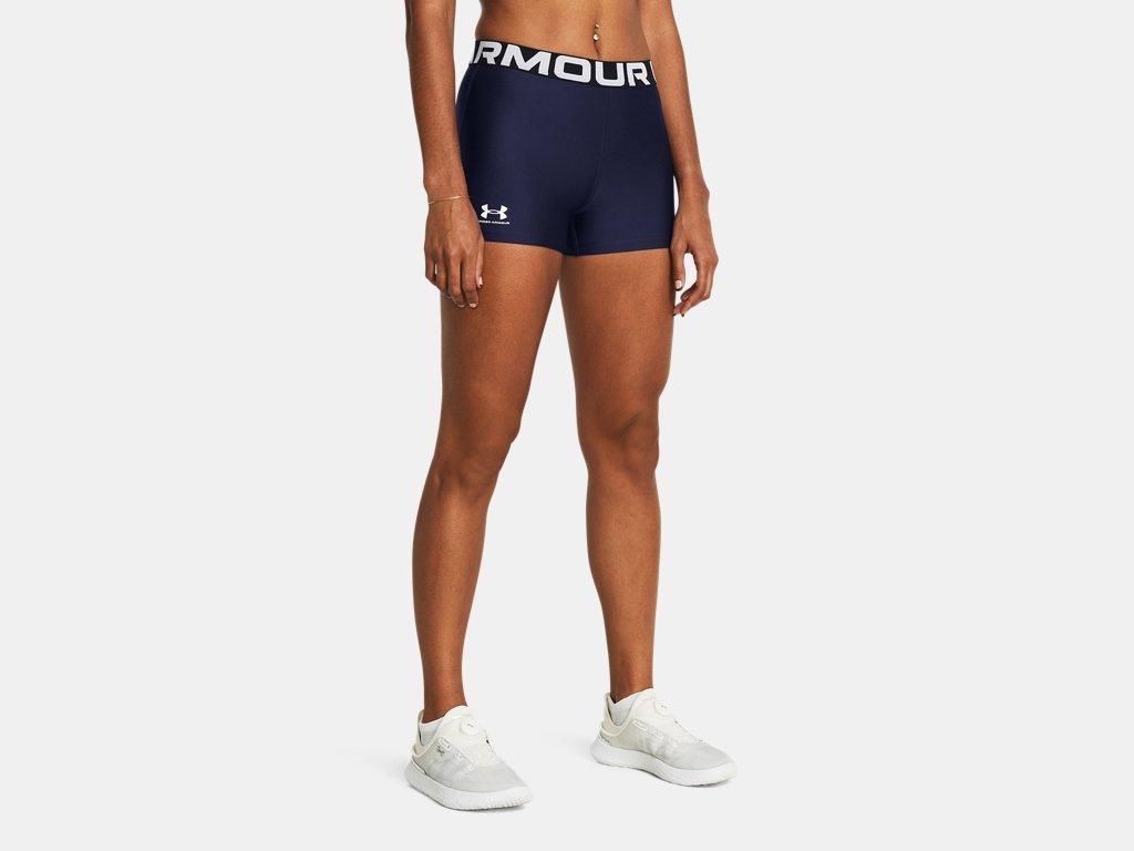 Under Armour Damen HeatGear Shorty - 1383629, Farbe:Dunkelblau, Textil:L