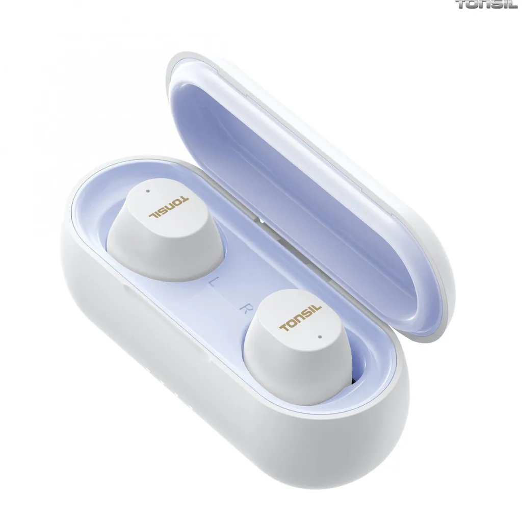 Tonsil T45BT White : écouteurs Bluetooth sans fil intra-auriculaires