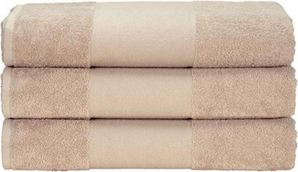 A&R 700.50 | PrintMe Hand Towel / 50 x 100 cm - Farbe: Sand - Größe: 50 x 100 cm