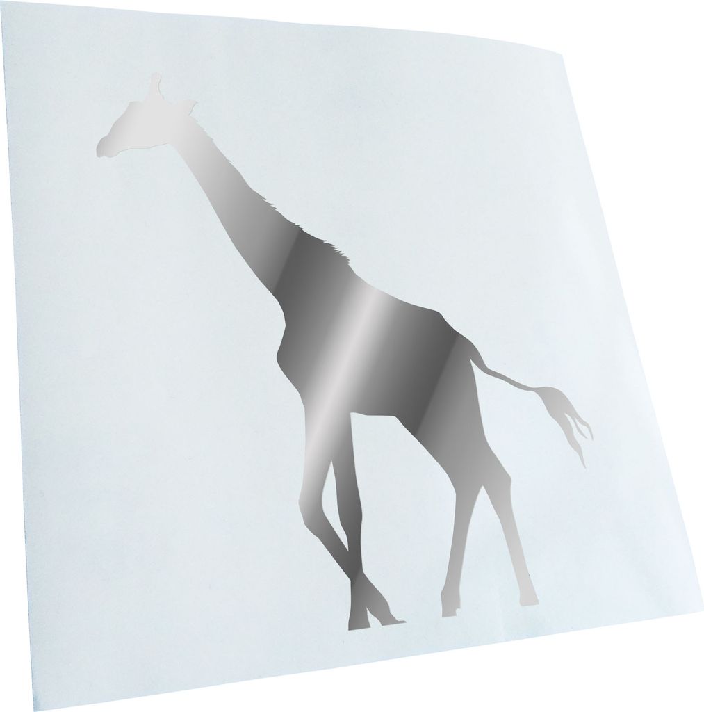 hauptsachebeklebt Kiwistar - Autoaufkleber - Giraffe Silhouette Heckscheibe - Aufkleber für Auto Kfz Fahrrad, LKW, Truck Mofa