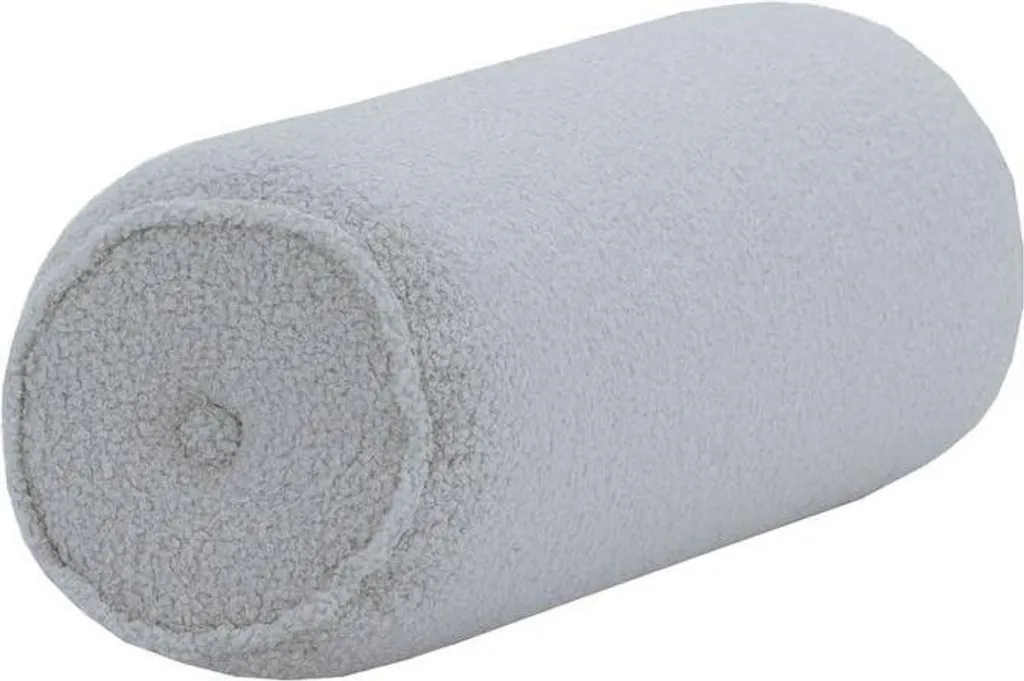 Polochon de canapé Teddy slate : coussin cylindrique gris anthracite