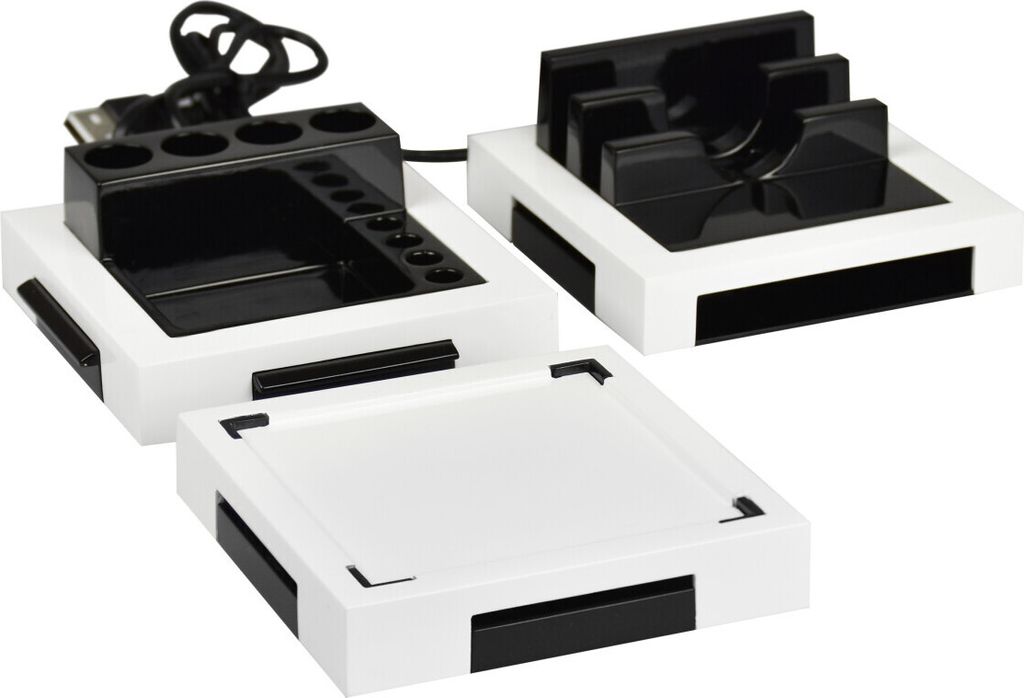 MONOLITH Desk Organizer MDO-003 schwarz/weiß