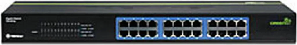 Switch Réseau 24 Ports Gigabit Rackable 19" pour Infrastructure Métal