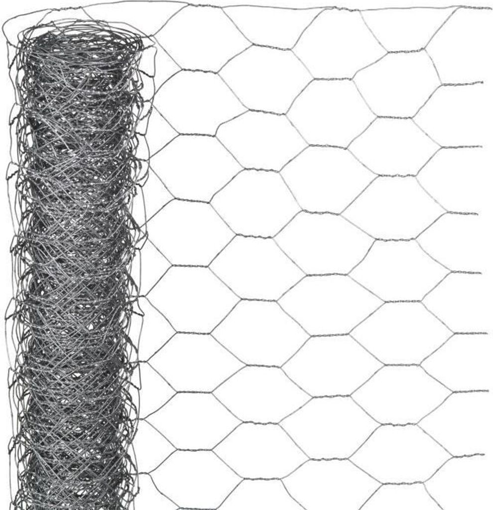 NATUR Sechskant verzinktes Stahlgitter - Ø 13 mm - 1x2,50 m Produktbild 