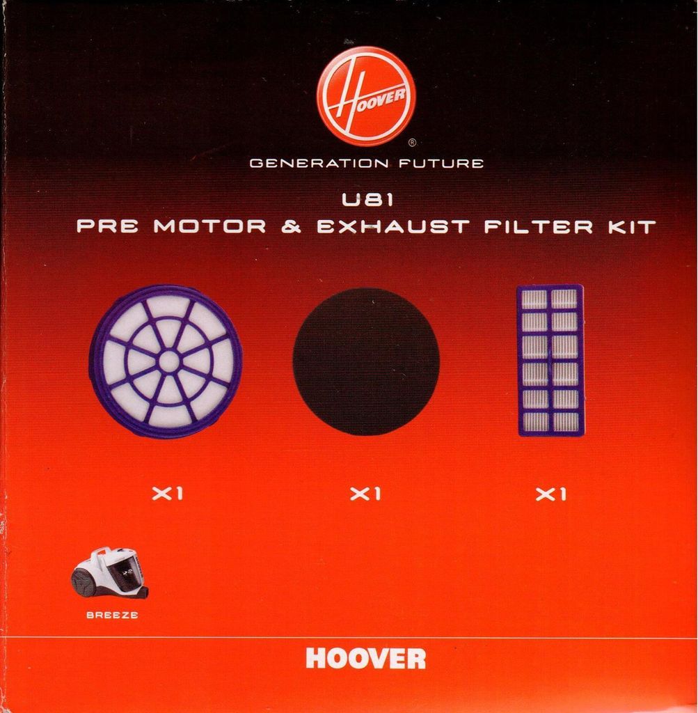 Hoover U81 Filter KIT Zylindersauger
