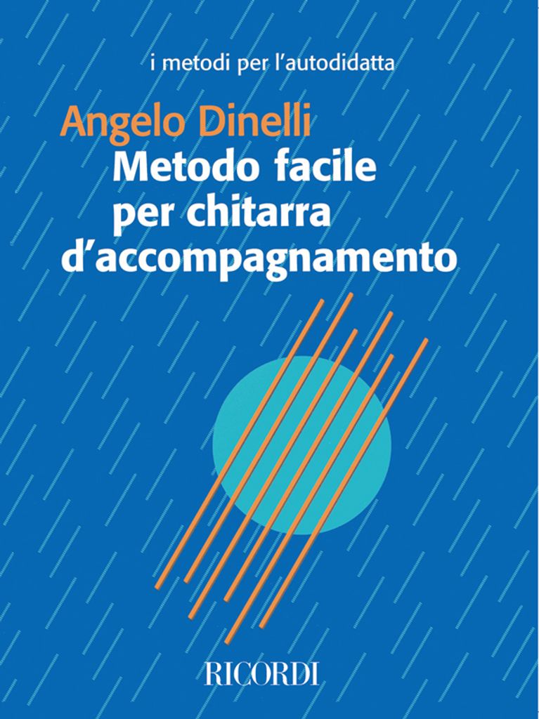A. Dinelli Metodo Facile Per Chitarra D'Accompagnamento Method and study for Guitar