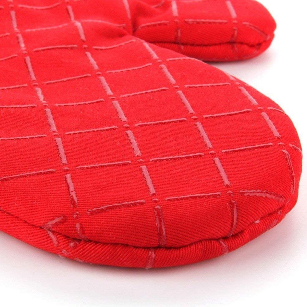 6-teiliges Set Ofenhandschuhe & Topflappen – Hitzebeständig Bis 600°F, Mit Silikongriff