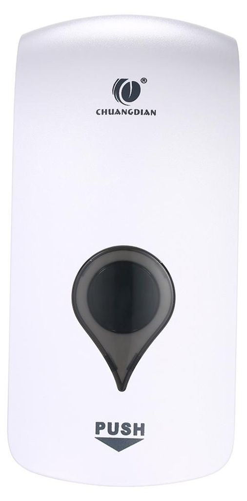 1000ml Wandseifenspender Duschgel Fluessiger Shampoo Spender Spender fuer oeffentliche Geschaeftsraeume - Weiss