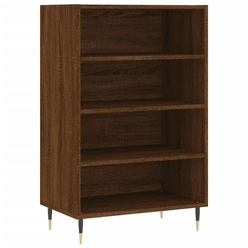 vidaXL Credenza Marrone Effetto Rovere 57x35x90 cm | Mobiletto Legno - 12