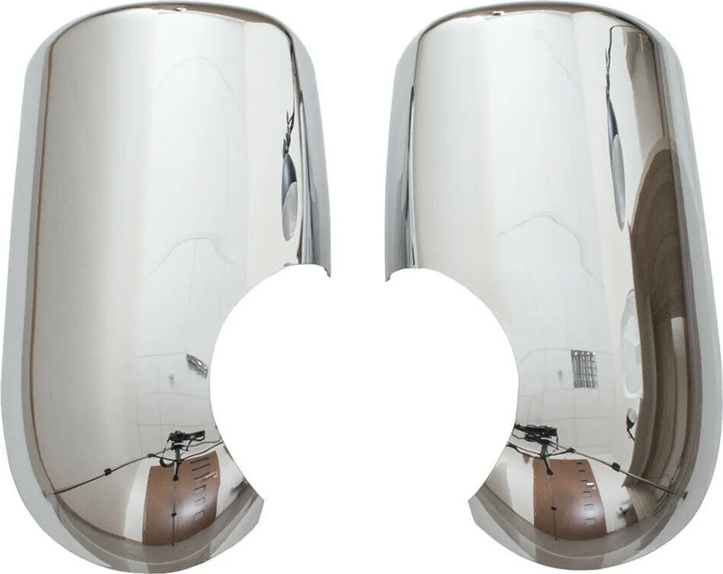 Lot de 2 Couvre-Rétroviseurs Chromés Ford Transit VI Modèles 00-13