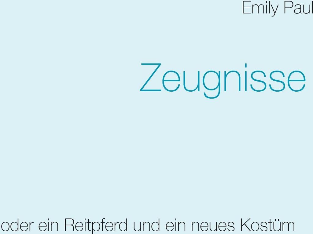 Zeugnisse